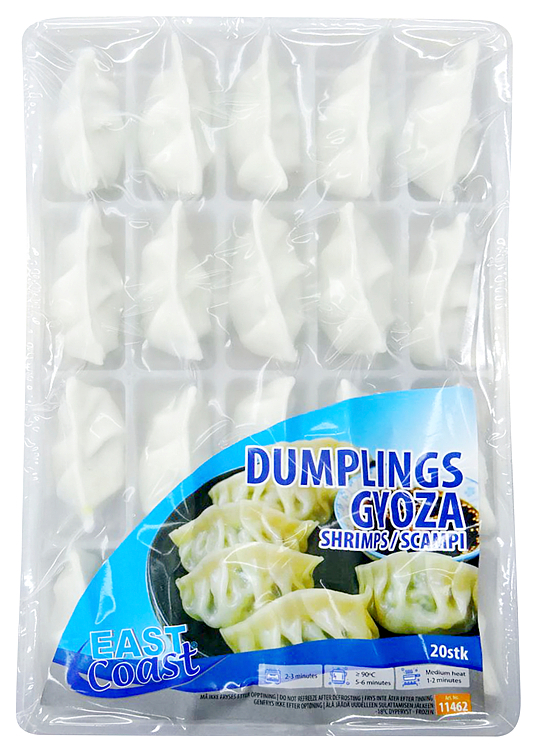 Dumplings scampi reker gyoza 500g