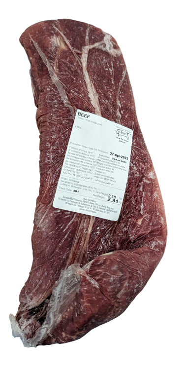 Storfe ytrefilet over 2,5cm botsw. kg