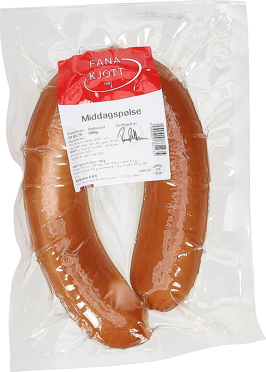 Middagspølse 500g