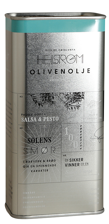Hellstrøm olivenolje extra virgin   0,5l