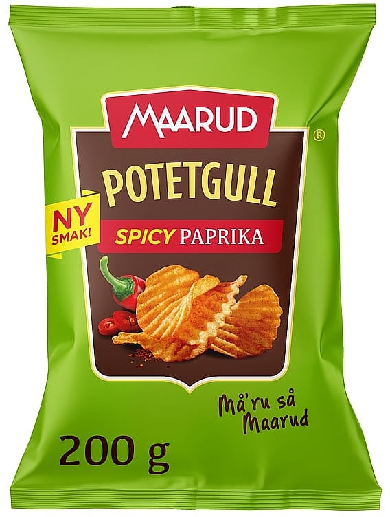 Potetgull spicy paprika  200g
