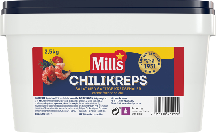 Chilikreps  2,5kg