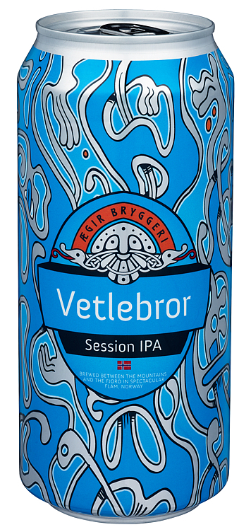 Ægir vetlebror session ipa 4,7%  24x44cl