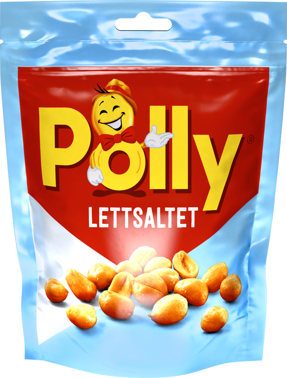 Polly peanøtter lettsaltet  275g