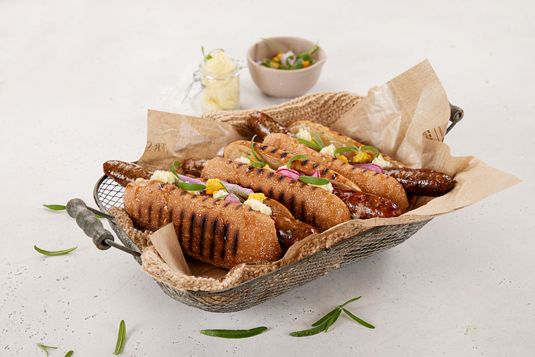 Pølsebrød grovt 60x80stk  4,8kg