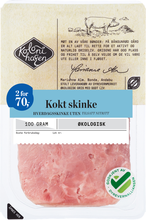 Kokt skinke 100g