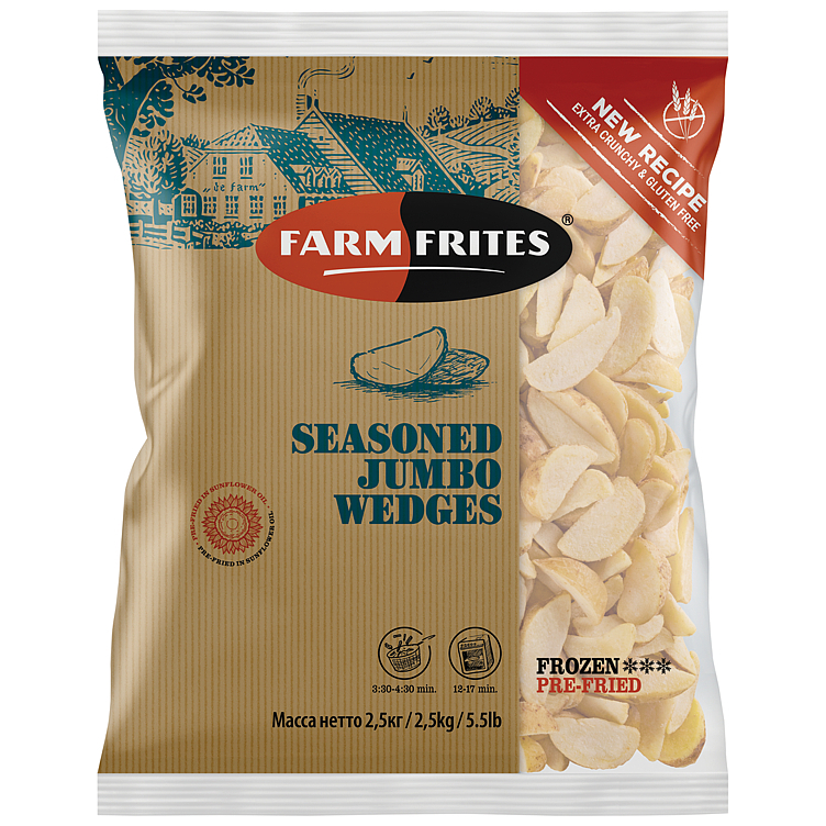 Pommes wedges spicy  10x1kg  t  kg