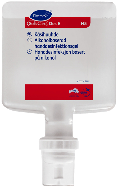 Soft care hånddesinfeksjon e h5  1,3l
