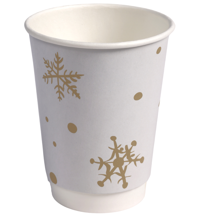 Kaffebeger vinterserien 12oz dw 500stk