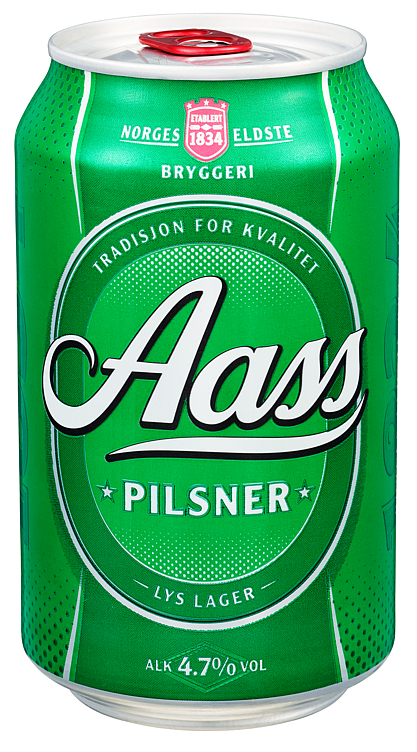 Aass pilsner bx  4,7%  10x33cl