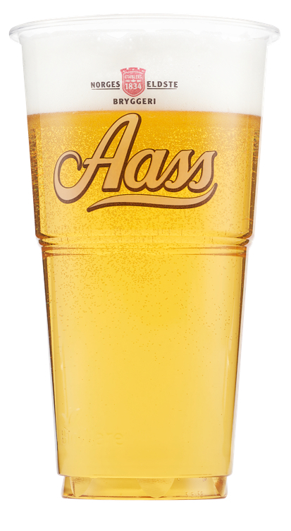 Aass plastglass 0,5l r-pet  800stk