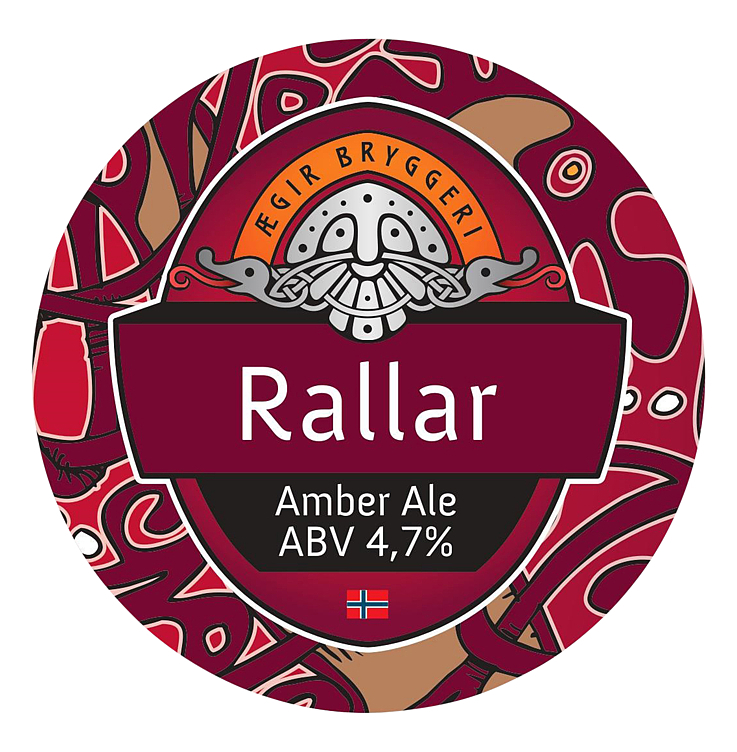 Ægir rallar amber ale keykeg   4,7%   20l