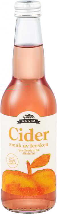 Cider peach w/o sugar  12x33cl