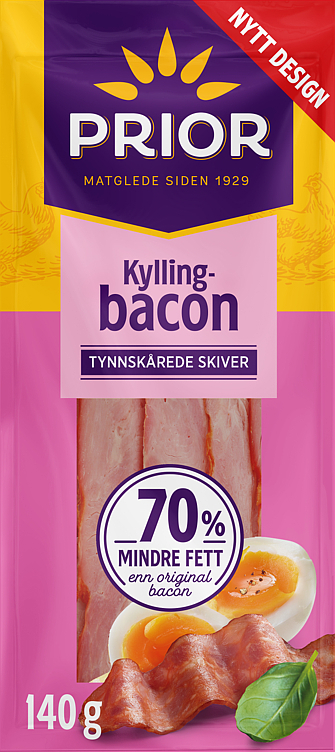 Kyllingbacon skivet  140g