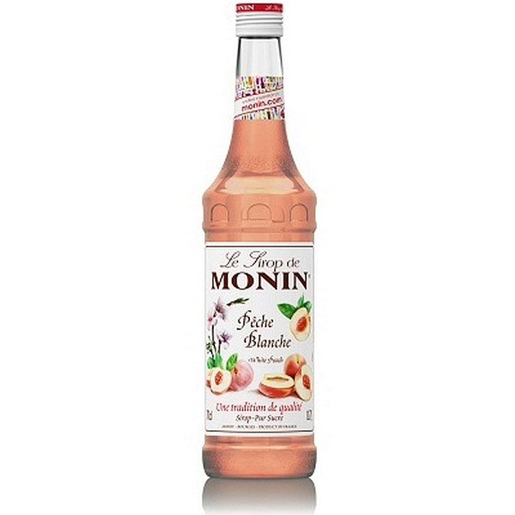 Monin white peach syrup  70cl