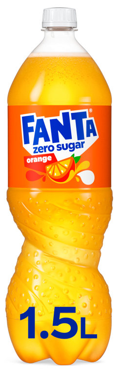 Fanta orange zero sugar fl.  1,5l