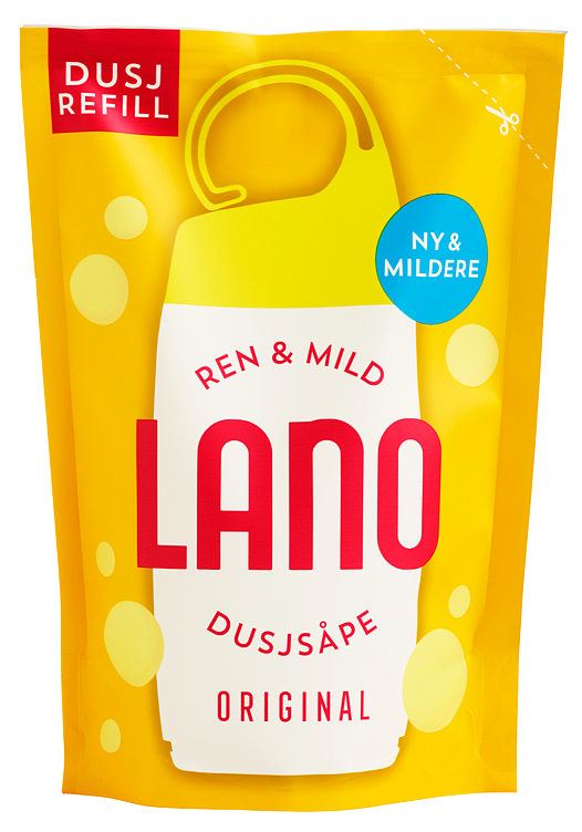 Lano dusjsåpe refill 250ml