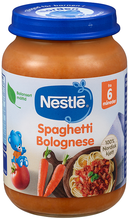 Naturnes spaghetti bolognese 6m ecol. 190g