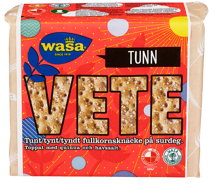 Wasa knekkebrød tynn hvete  230g