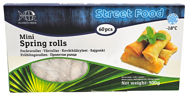 Frozen mini vegetable sroll  (60x15g)   900g