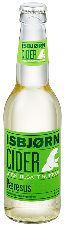Isbjørn cider pæresus fl 4,5% 24x33cl
