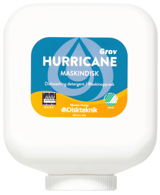 Maskinoppvask hurricane grov 4,5kg