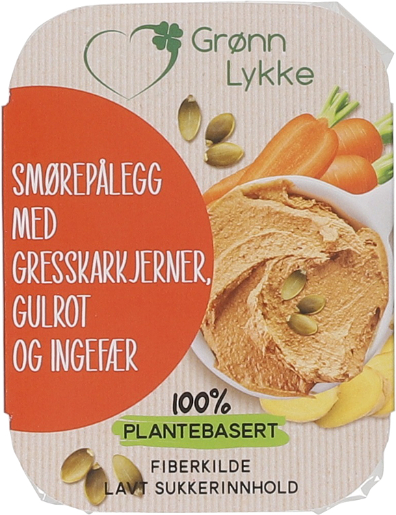 Smørepålegg m/gresskarkjerner og ingefær   125g