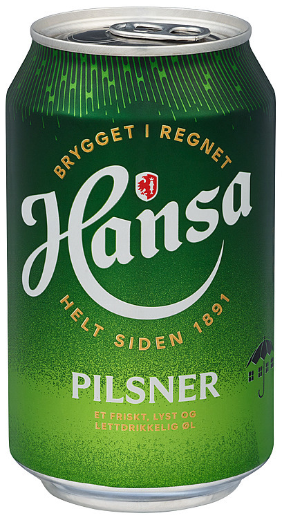 Hansa pilsener bx 4,7%  12x33cl