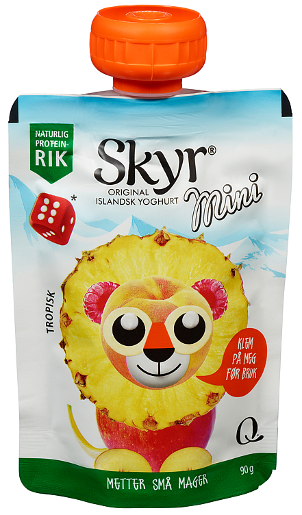 Skyr mini frukt & bær pose 90g