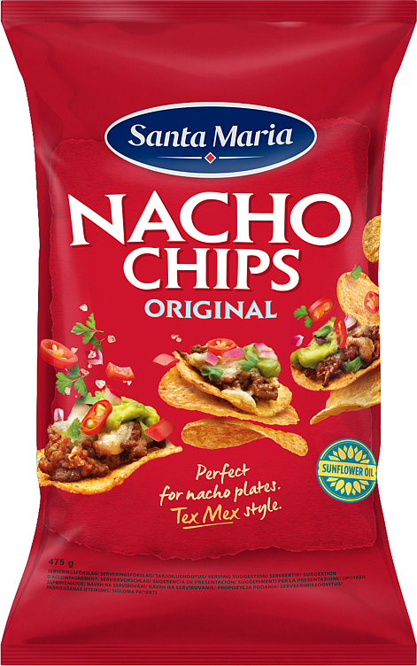 Nacho chips 475g