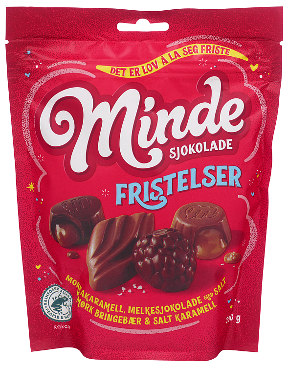 Minde fristelser rød 250g
