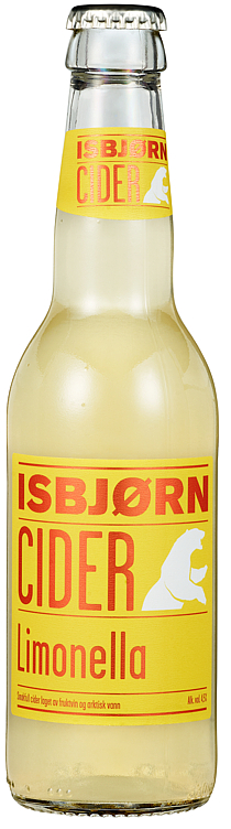 Isbjørn cider limonella fl  4,5%  24x33cl