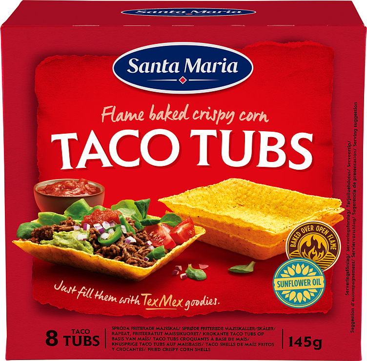 Taco tubs  145g