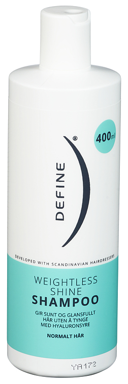 Define weightless shine shampoo 400ml