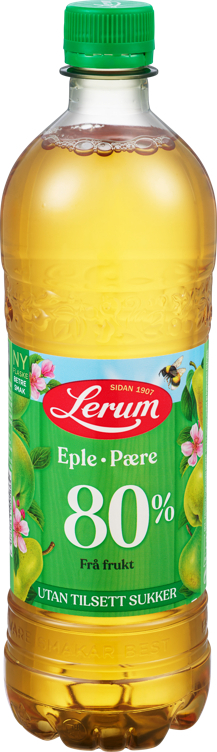 Eple-pæresaft uten tilsatt sukker  0,75 l