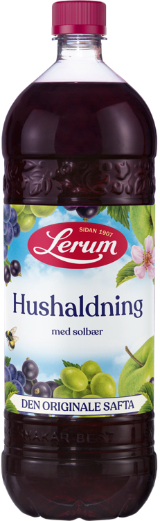Husholdningssaft m/solbær 1,5 l