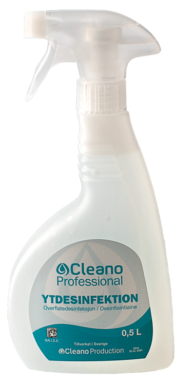 Overflatedesinfeksjon cleano professional  0,5l