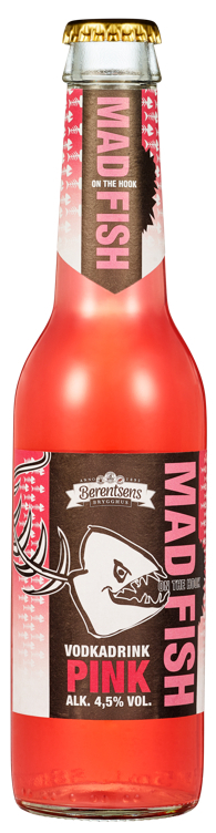Mad fish vodka pink fl   4,5%   24x27,5cl