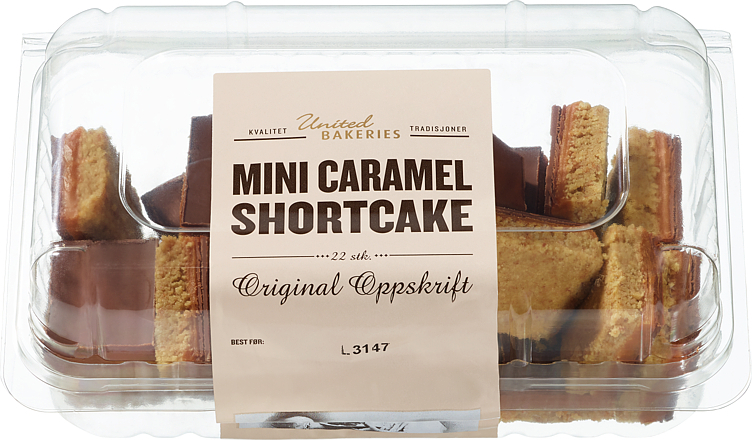 Mini caramel shortcake 320g