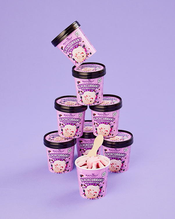 Naturli' blackcurrant choco flakes 150ml