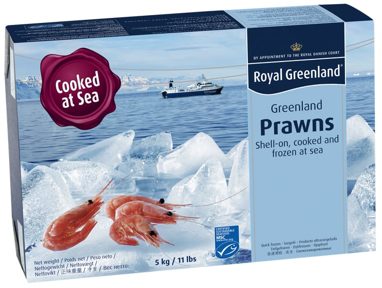 Shrimps 70/90, boiled w/shells, fr.  5kg