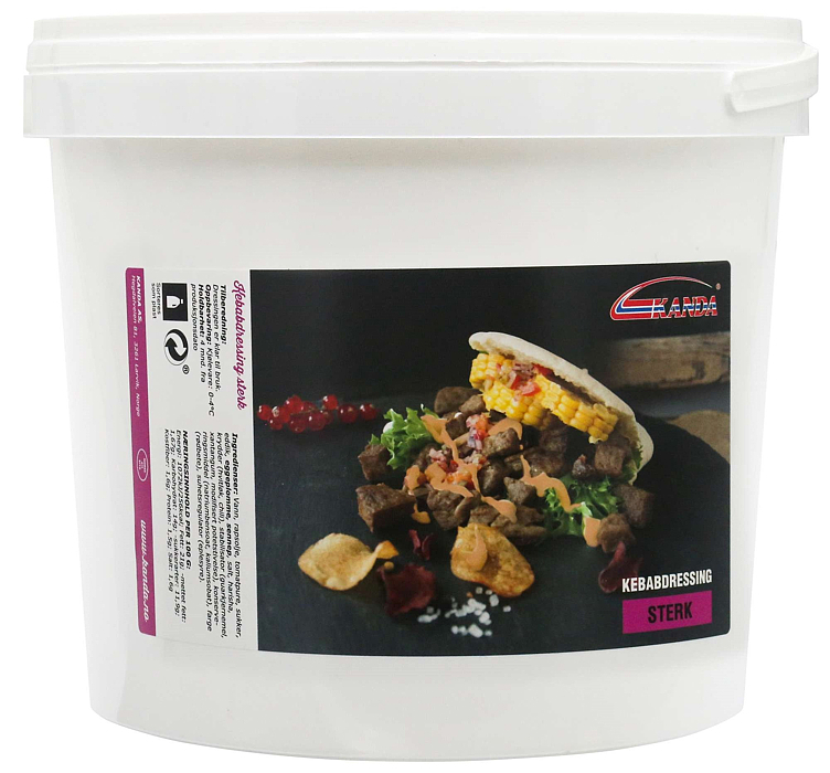 Kebabdressing sterk 5kg