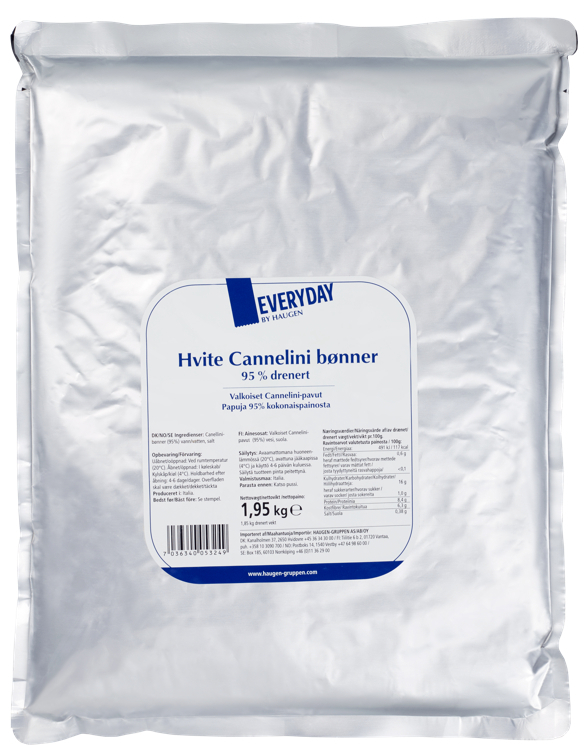 Cannellini hvite bønner 1,95kg
