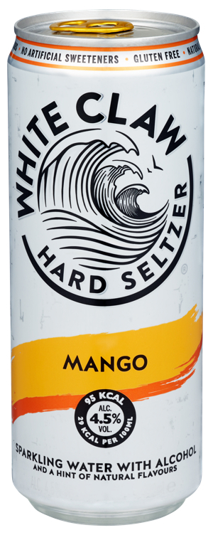 White claw hard seltzer mango   4,5%   12x33cl