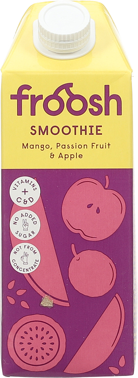 Smoothie mango, pasjonsfrukt & eple   750ml