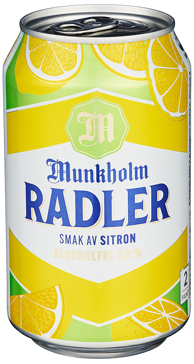 Munkholm radler sitron bx 24x33cl
