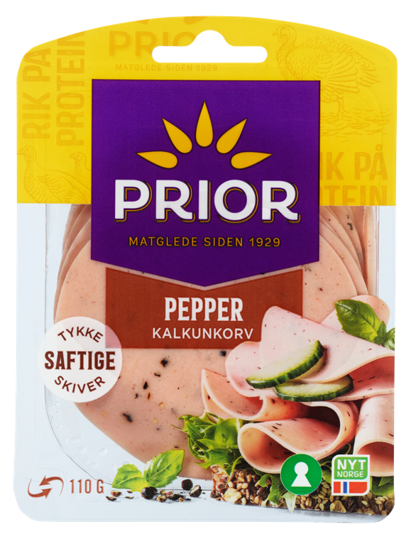 Kalkunkorv pepper  110g