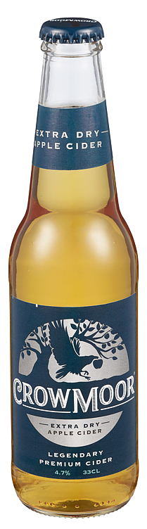 Crowmoor extra dry apple  fl 4,7%  24x33cl