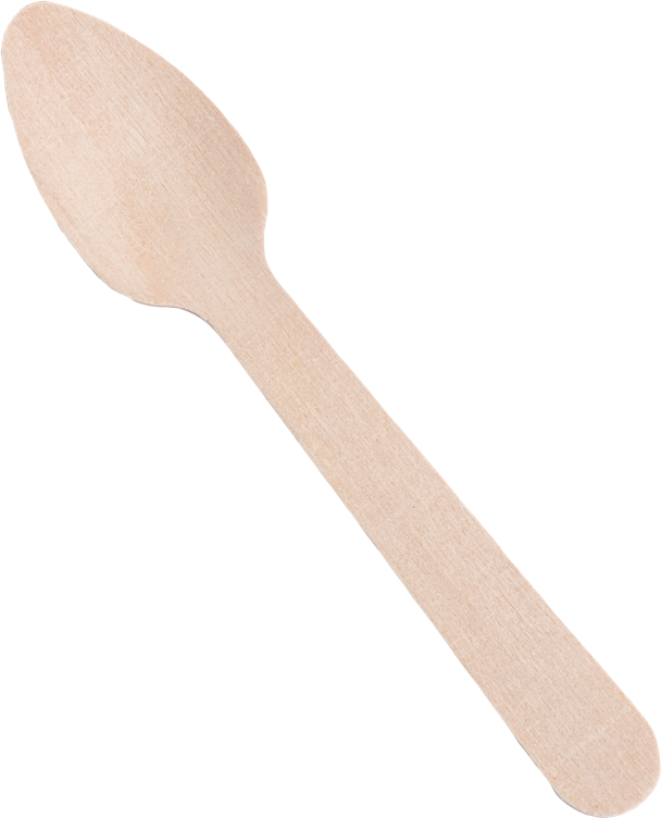 Trebestikk teskje 110mm vokset fsc 100stk