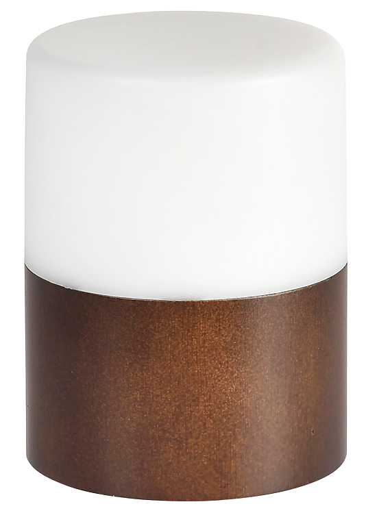 Led holder walnut 10,5x7,5cm bright 1stk